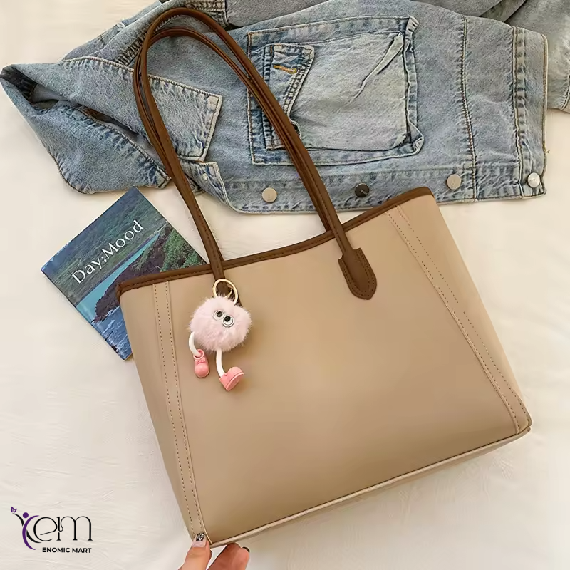 Trendy Cute Zipper Large-capacity Women's Bag 2026 New Fashion Messenger Shoulder Bag With Pendant Sac Pour Femme