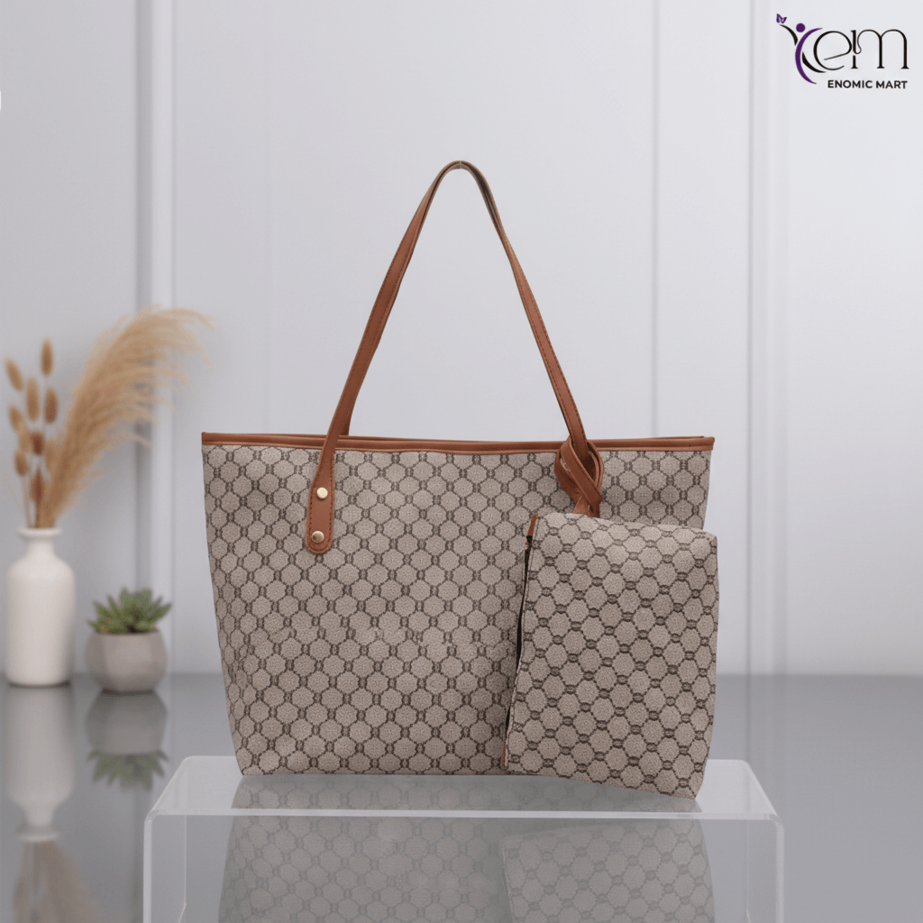 Luxury 2-pieces Set Branded Ladies Handbags Pu Leather Messenger Shoulder Bag Zipper Tote Bag For Women