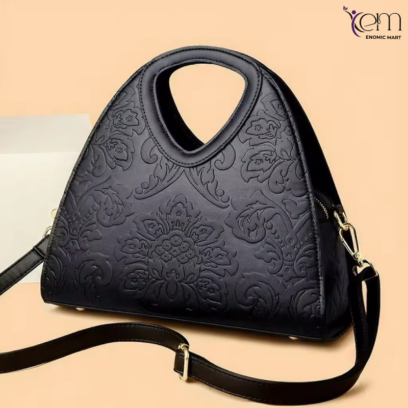 New Product Trend Irregular Shape Pattern Design, Waterproof and Durable Large Capacity PU Women's Bag Brand Name: bateli