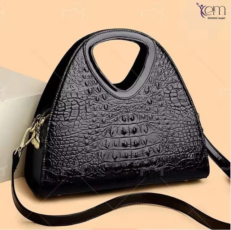 New Product Trend Irregular Shape Pattern Design, Waterproof and Durable Large Capacity PU Women's Bag