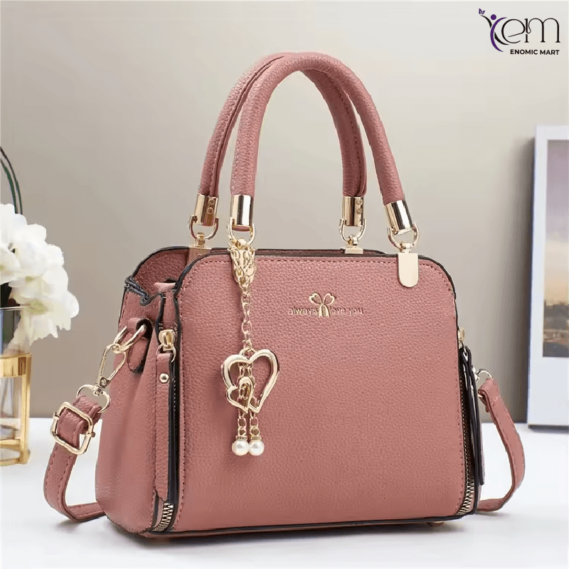 Elegant Logo Design ODM Popular Stylish Cute Casual Pu Leather Tote Woman Handbag Tassel Zipper Closure Waterproof Bow PatternMaterial: PU Leather with Polyester lining.