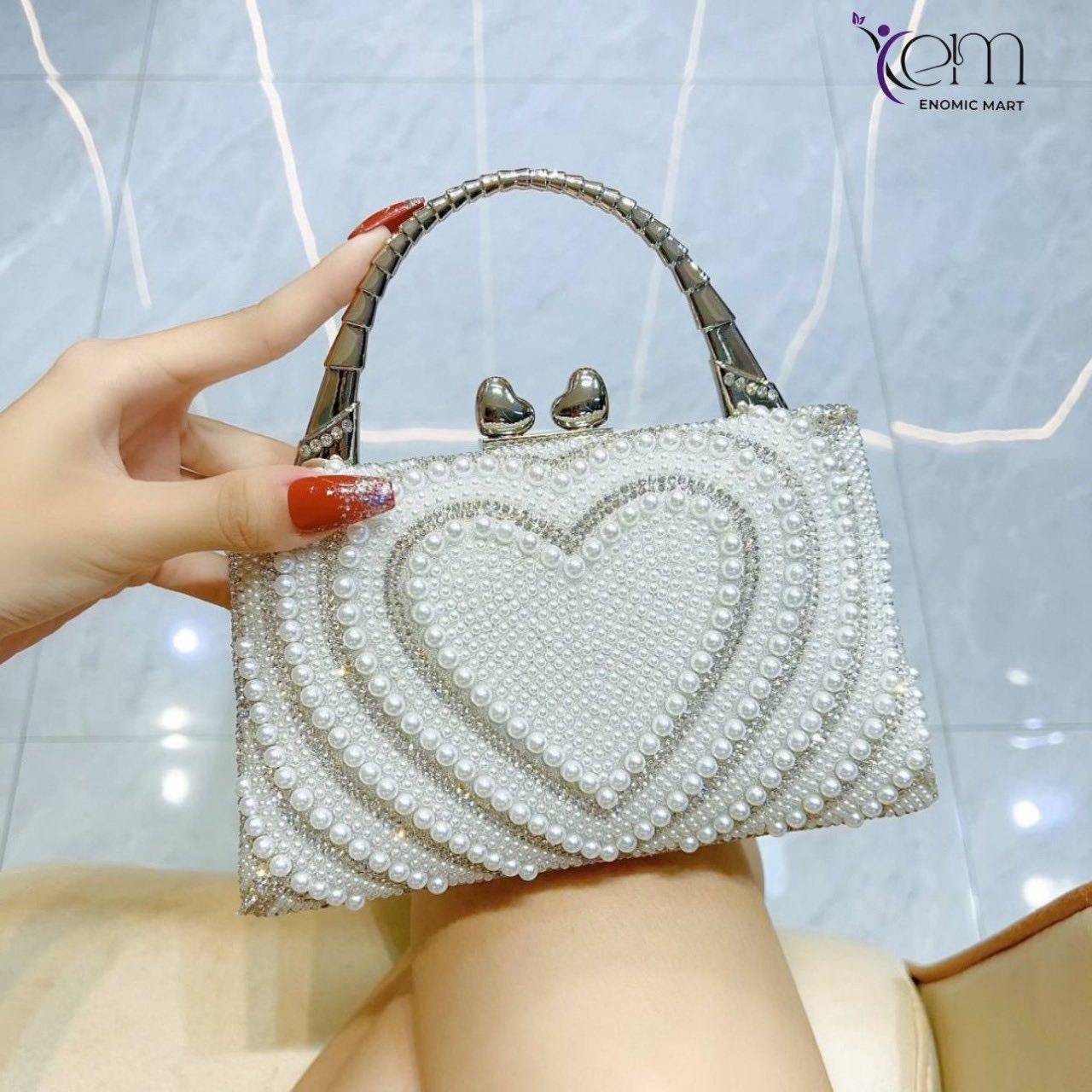 New Cross-Border Socialite Evening Handbag Rhinestone-Encrusted Dress Bag Fashion Crossbody Bag for Cheongsam