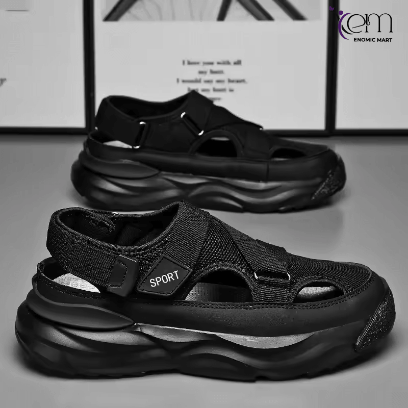 Summer Hollowed-out Non-slip Hole New Driving Breathable Bag Head Beach Sandals Outdoor Men's Shoes