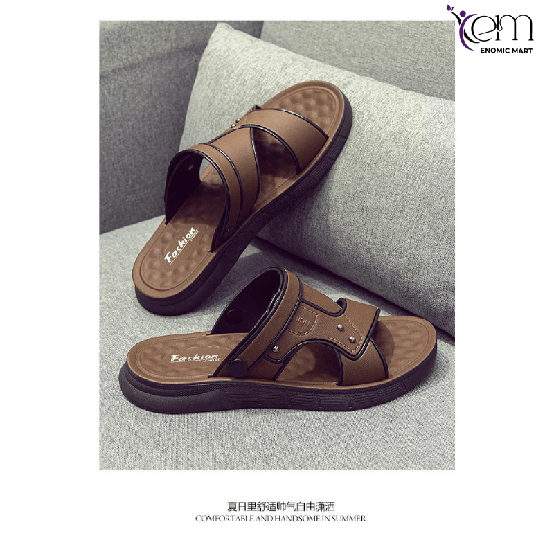 Cheap Rubber Outsole Men's Indoor Outdoor Multi Use Home Sports Sandals Men Indoor slippers Summer