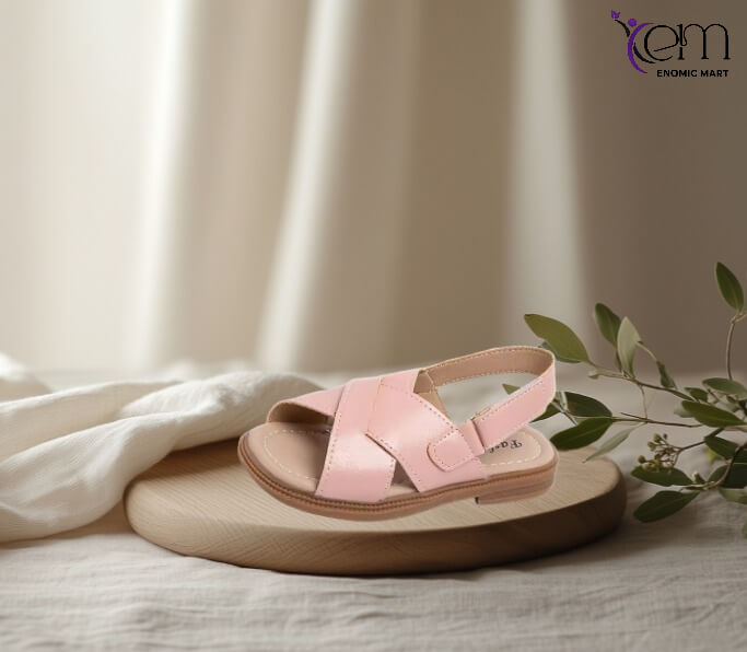 Children's Sandals Summer Fashion New Cross Sandals for Children Velcro Student Beach Shoes