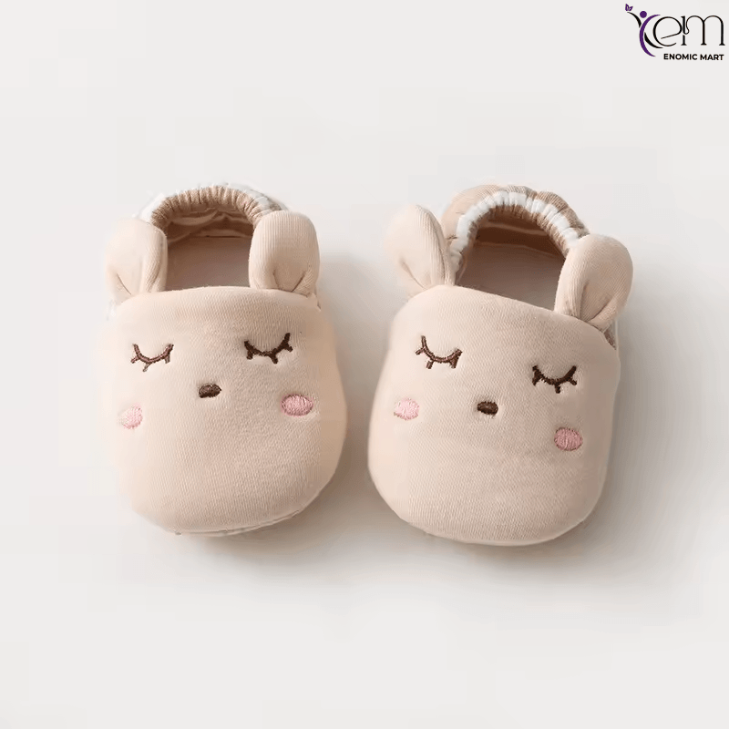 Wholesale 3D Cute 6-12 Months Shoe Socks With Grip Newborn Infant Baby Toddler Anti Slip Walking Socks