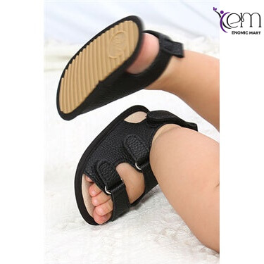 Summer Baby Sandals Baby Shoes PU Rubber Bottom Sole Anti-Slip Infant First Walker Baby Boy Girl Sandals