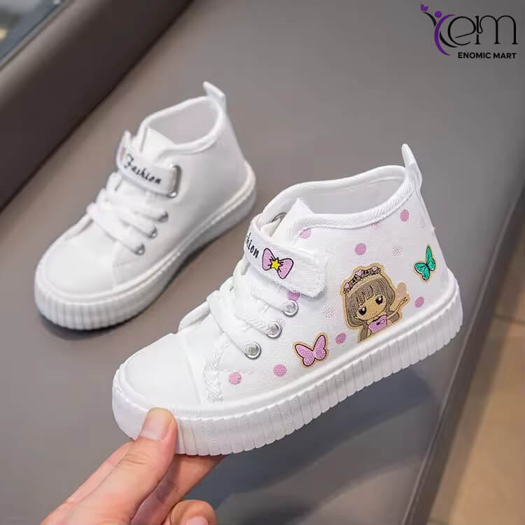 Wholesale and Comfortable Kids Walking Shoes Children's Casual Canvas Sneakers Running Tennis Shoes for Boys Girls