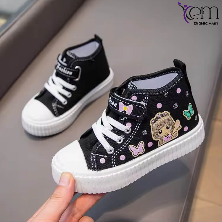 Wholesale and Comfortable Kids Walking Shoes Children's Casual Canvas Sneakers Running Tennis Shoes for Boys Girls
