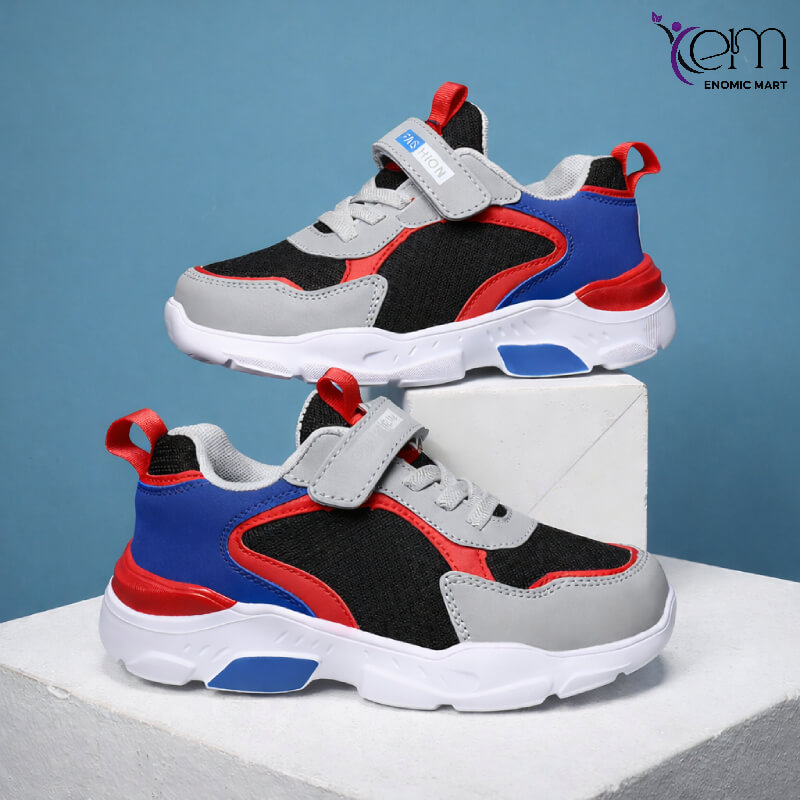 NEW LEAO Fashion Sport Kids Sneakers Boys Shoes Running Sneakers Casual Sneaker Breathable Children's Shoes