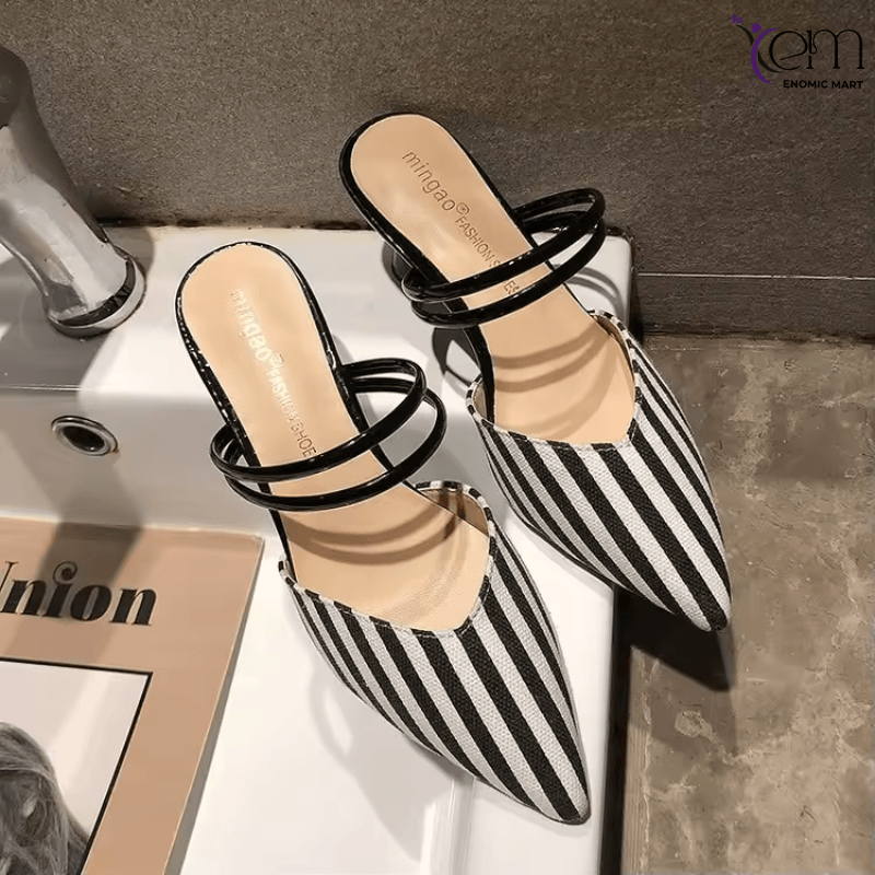 New Pointy High-heeled Stiletto Joker Korean Women's slippers