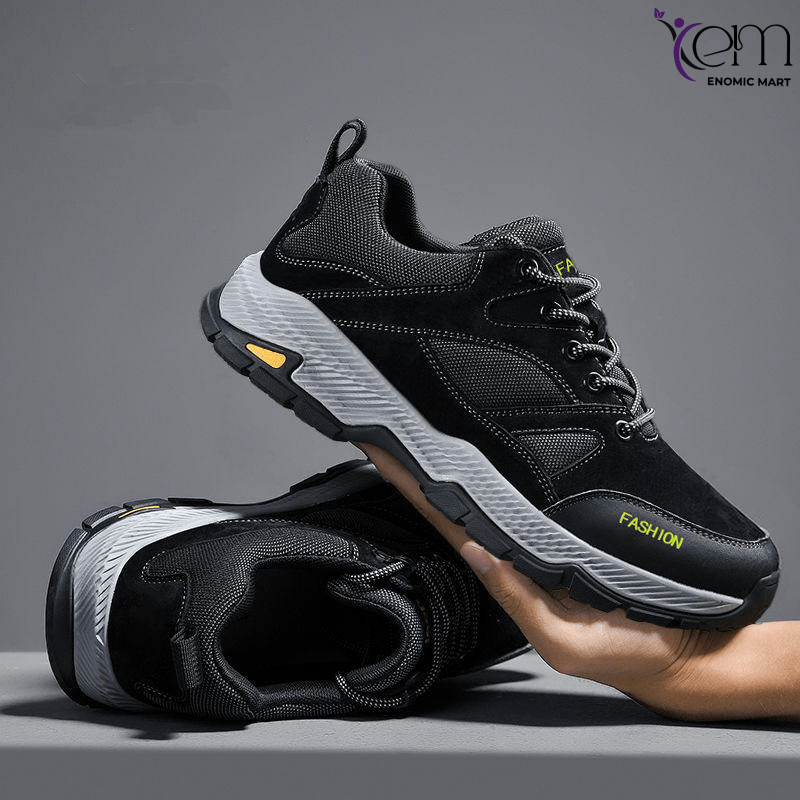 Breathable Durable Mens Hiking Shoes Low Cut Boots Outdoor Walking Training Trekking Sneakers Shoes for Men