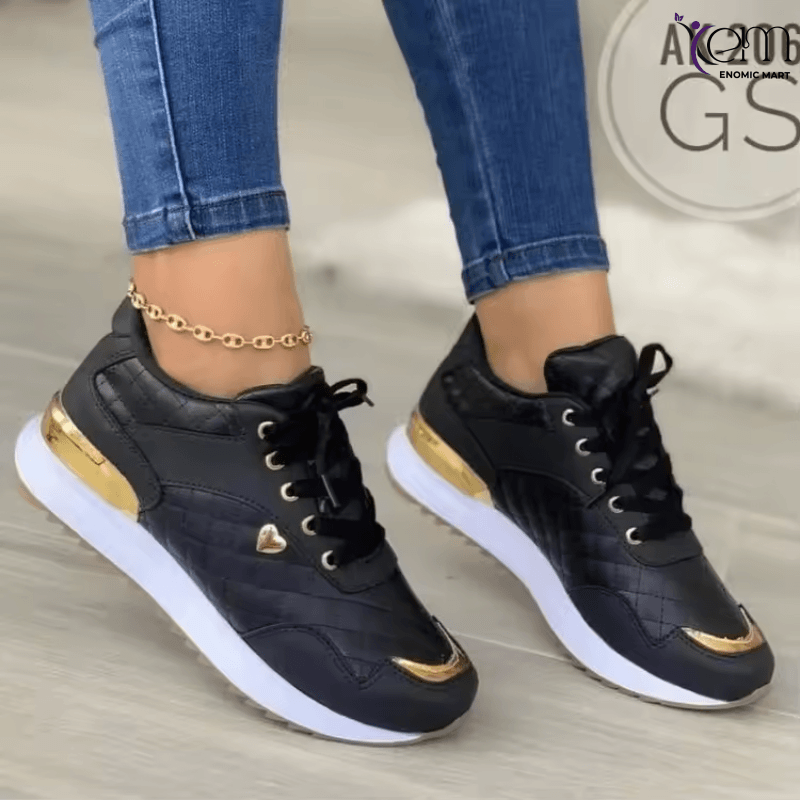 Large Size Sports Shoes Spring and Autumn New Breathable Color Blocking Casual Flat Soles Running Shoes Sneaker for Women's