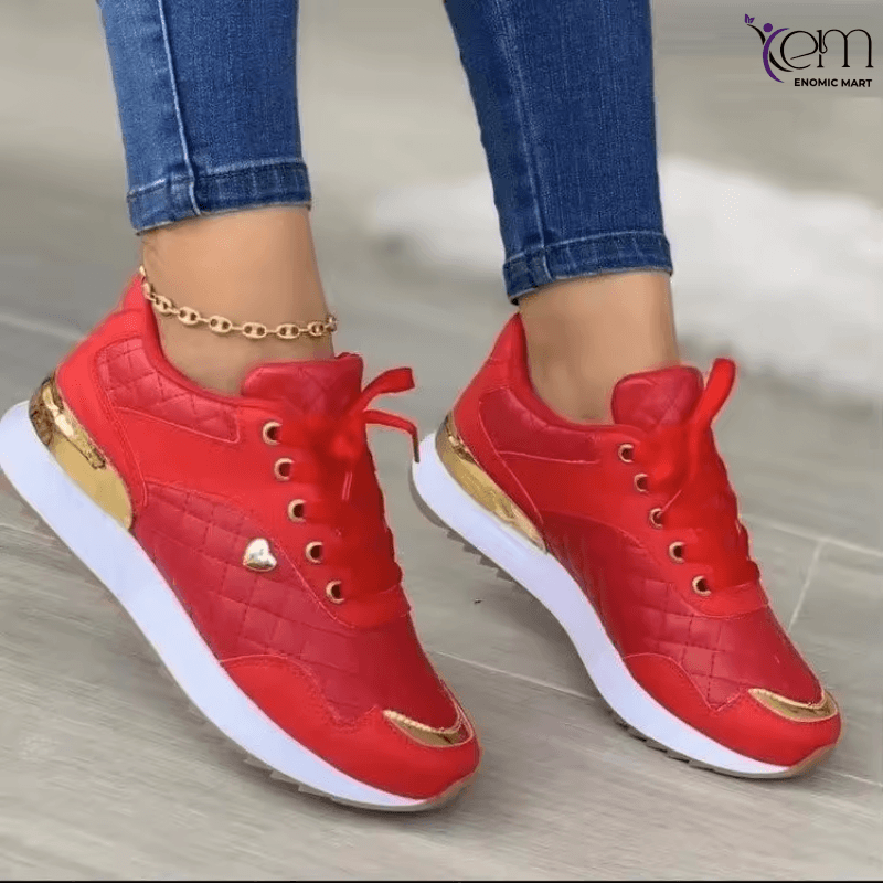 Large Size Sports Shoes Spring and Autumn New Breathable Color Blocking Casual Flat Soles Running Shoes Sneaker for Women's