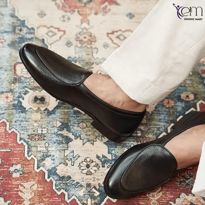 Luxury Leather Shoes Genuine Leather Loafers Old Money Style Slip on Casual Shoes for Men Customizable Wholesale Bulk Order
