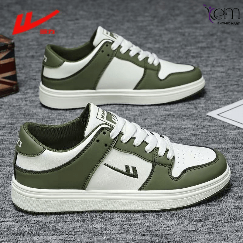 Warior Men’s Black & White Sneakers