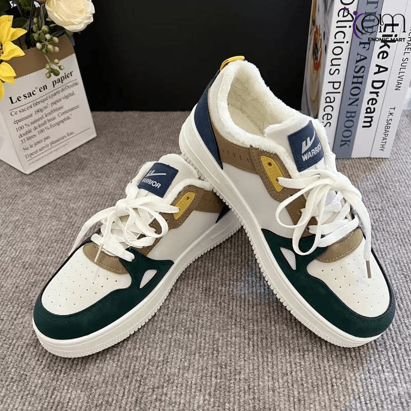 Warior Men’s All White Sneakers