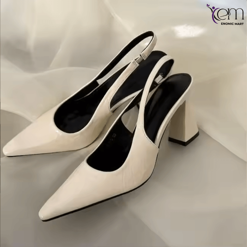 Women's Custom High Heels Pumps Summer Collection Pointed Toe Bridal Sandals Anti-Slippery Working Sandals