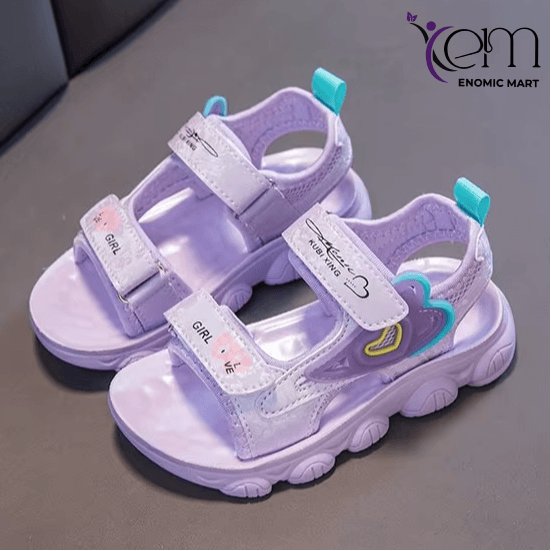 Trendy Children's Beach Shoes for Girls Summer Comfortable Sports Sandals for Kids