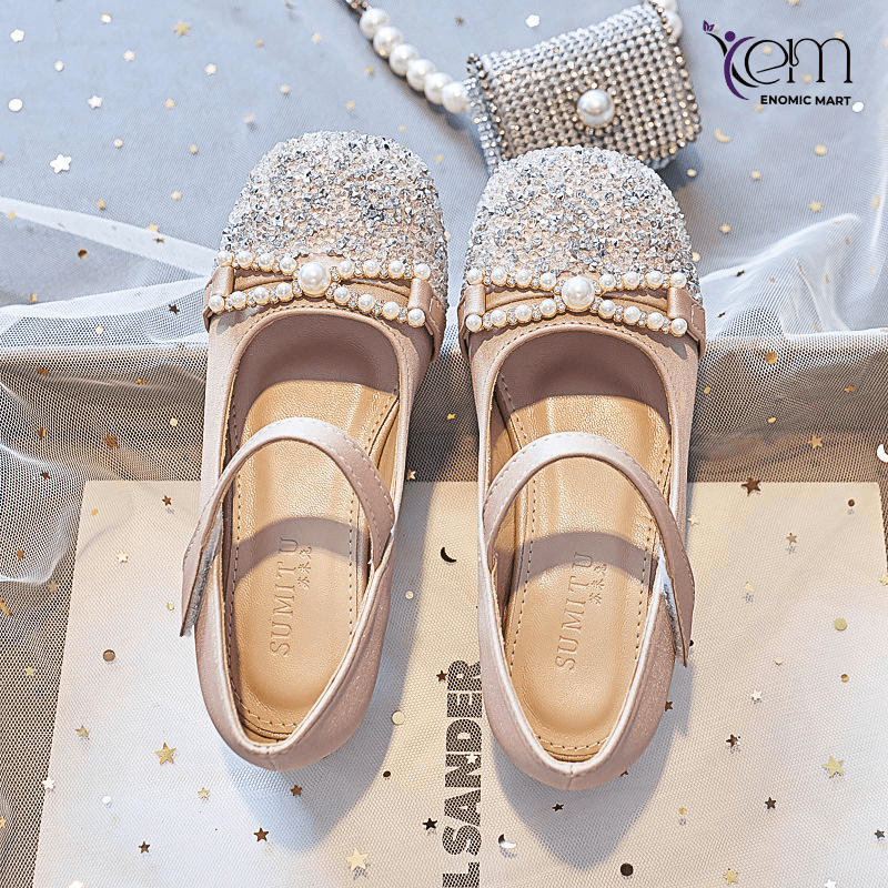 Women’s Minimalist PU Closed-Toe Flats – RR