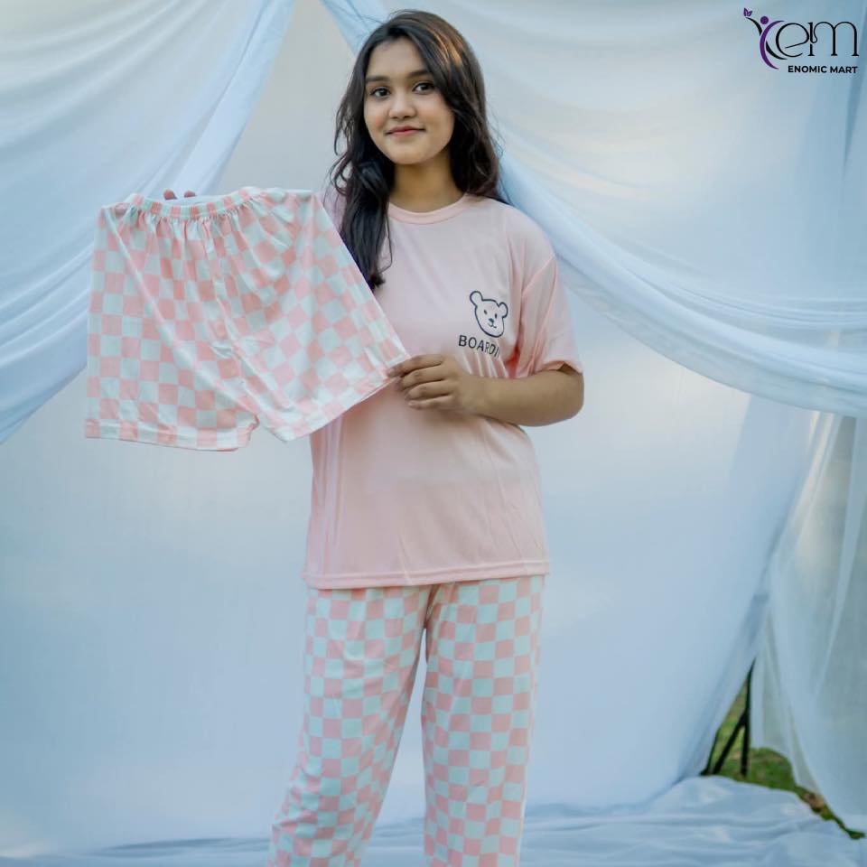 Summer New Style Cartoon Pajama Set for Women