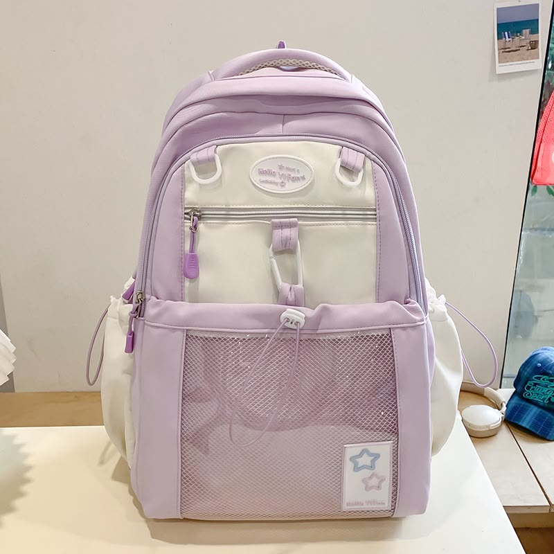 Early Spring Senior School College Students' Backpack Large